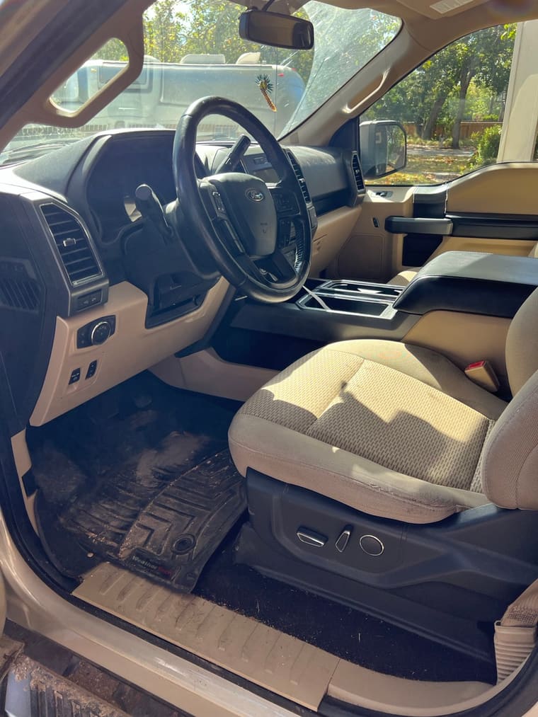 Ford F-150 — interior, before and after by TRZ Shine & Detail in Shoal Creek, North Austin, TX (photo 2 of 4)