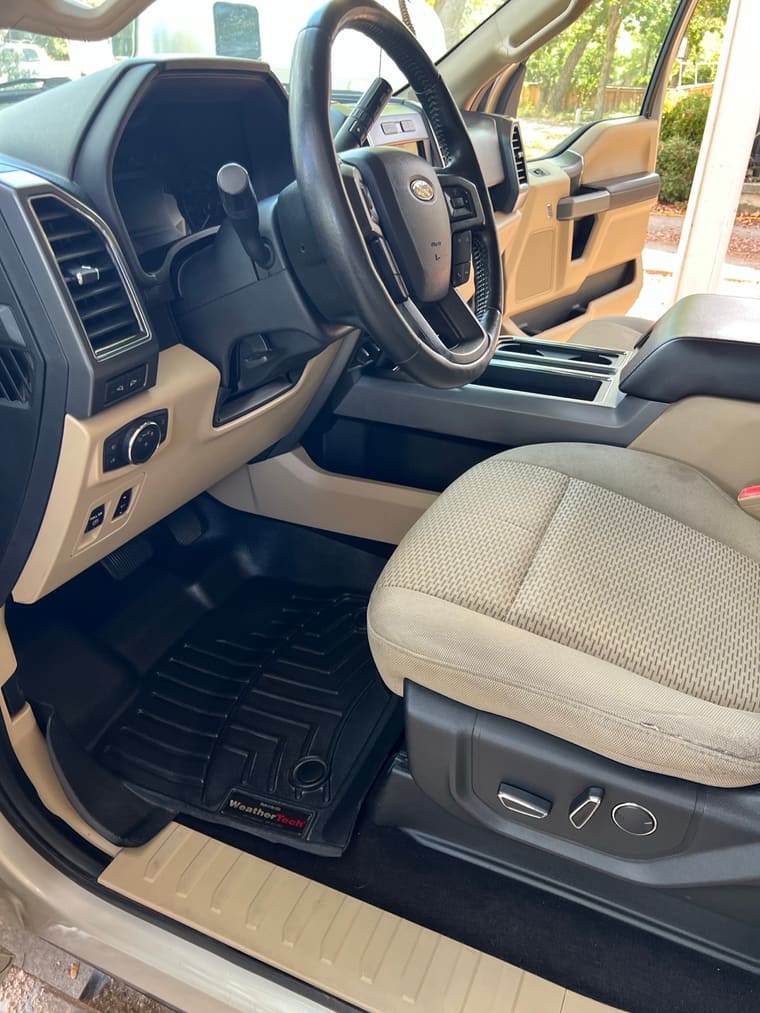 Ford F-150 — interior, before and after by TRZ Shine & Detail in Shoal Creek, North Austin, TX (photo 1 of 4)