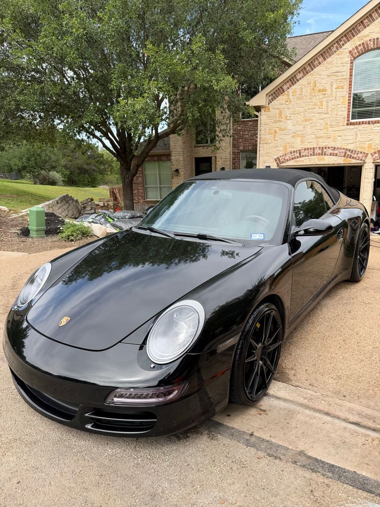 Porsche 911 Cabriolet detailed by TRZ Shine & Detail in Lake Pointe, Bee Cave, TX