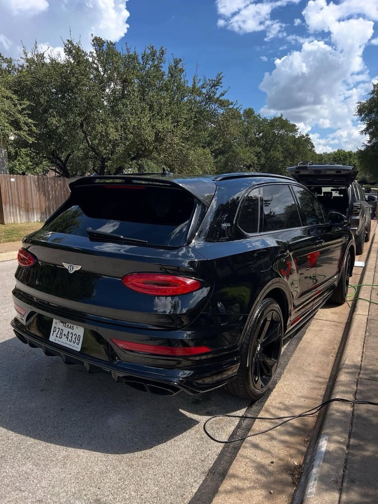 Bentley Bentayga — full detail by TRZ Shine & Detail, mobile car detailing in Austin, TX (photo 2 of 8)