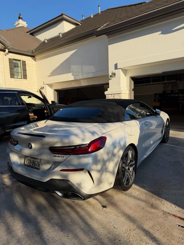 BMW 840i — full detail by TRZ Shine & Detail, mobile car detailing in Austin, TX (photo 3 of 5)