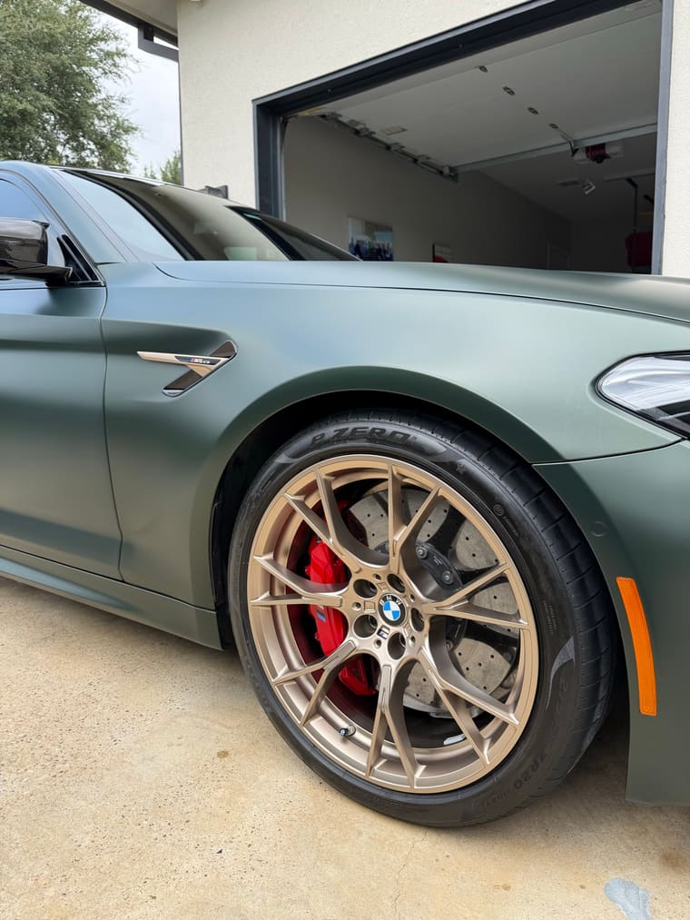 BMW M5 CS — exterior detail by TRZ Shine & Detail, mobile car detailing in Austin, TX (photo 4 of 7)