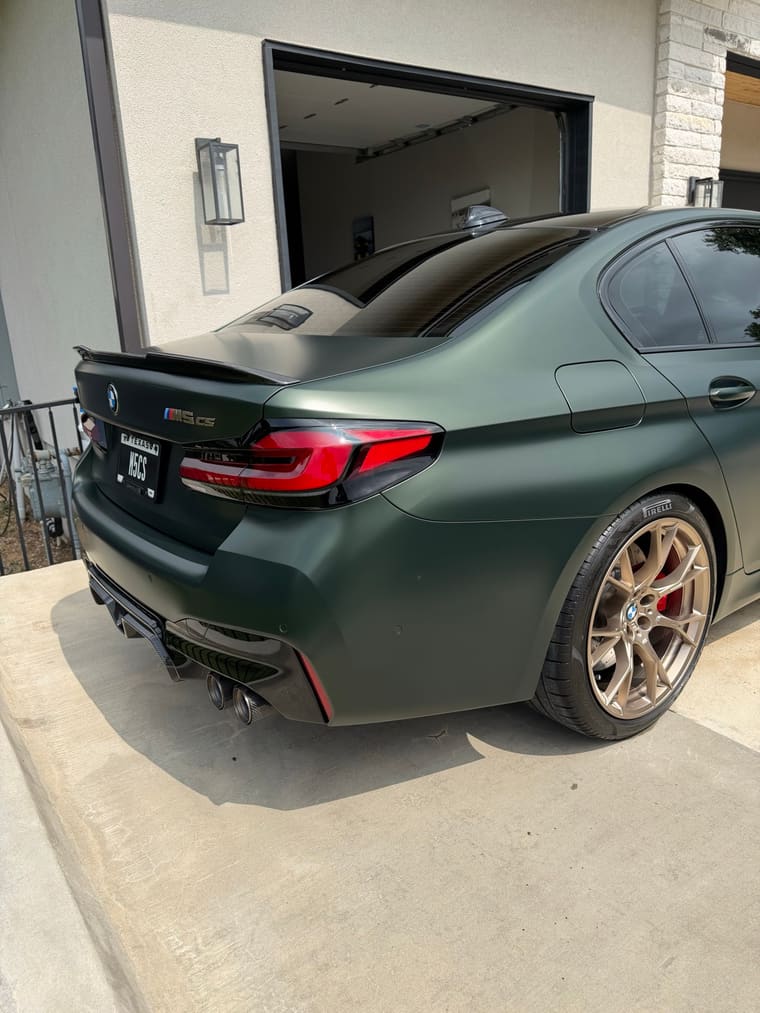 BMW M5 CS — exterior detail by TRZ Shine & Detail, mobile car detailing in Austin, TX (photo 3 of 7)