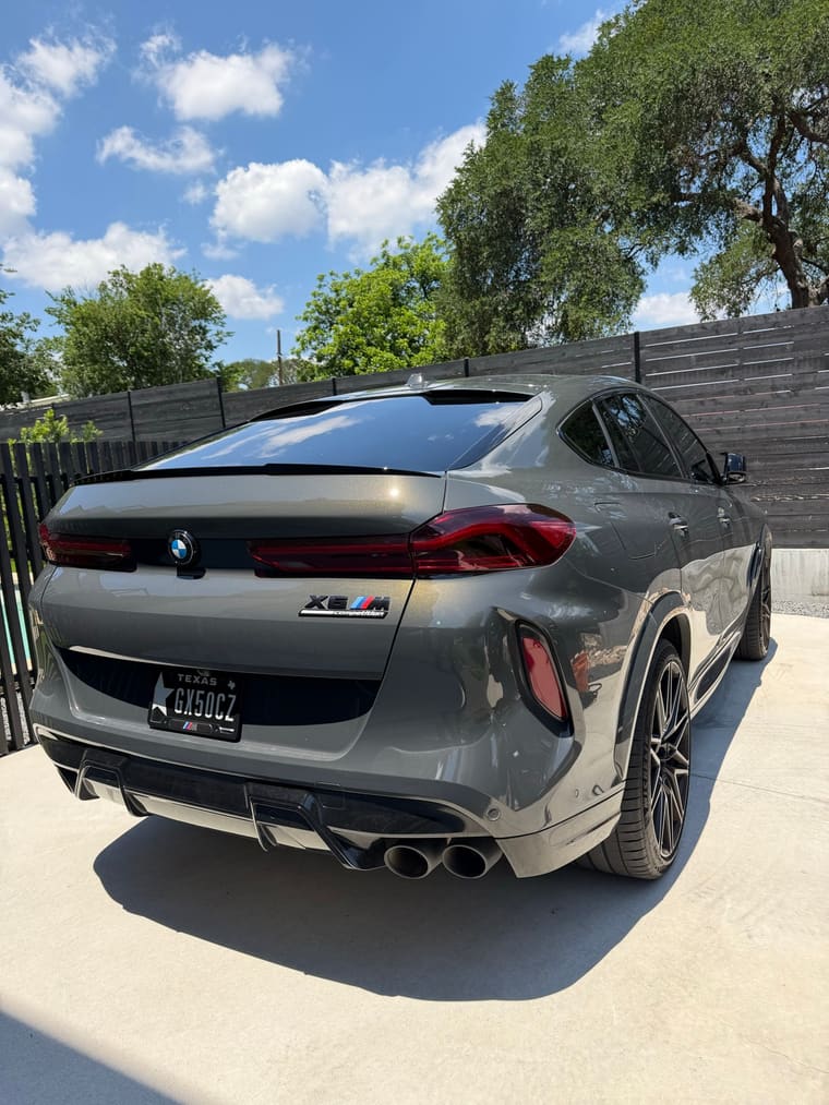BMW X6M Competition — full detail by TRZ Shine & Detail, mobile car detailing in Austin, TX (photo 2 of 5)