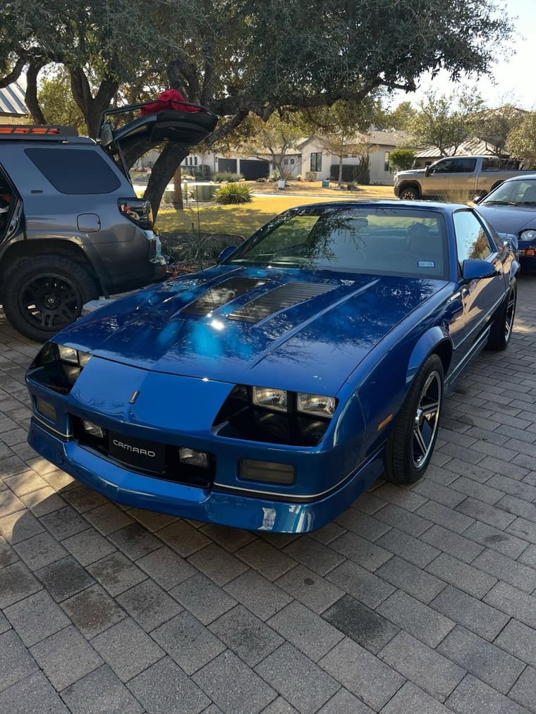 Chevrolet Camaro Z28 — detailed by TRZ Shine & Detail in Serene Hills, Bee Cave, TX (photo 1 of 5)