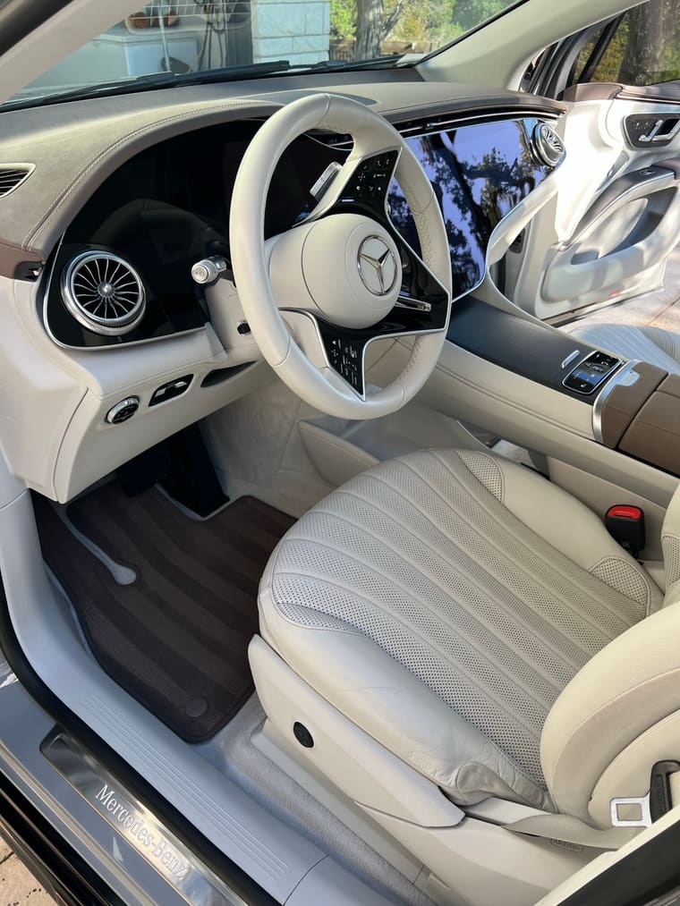 Mercedes EQS 580 — full detail by TRZ Shine & Detail, mobile car detailing in Austin, TX (photo 2 of 6)