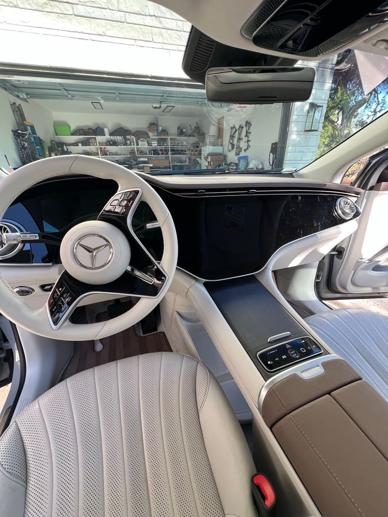 Mercedes EQS 580 — full detail by TRZ Shine & Detail, mobile car detailing in Austin, TX (photo 3 of 6)