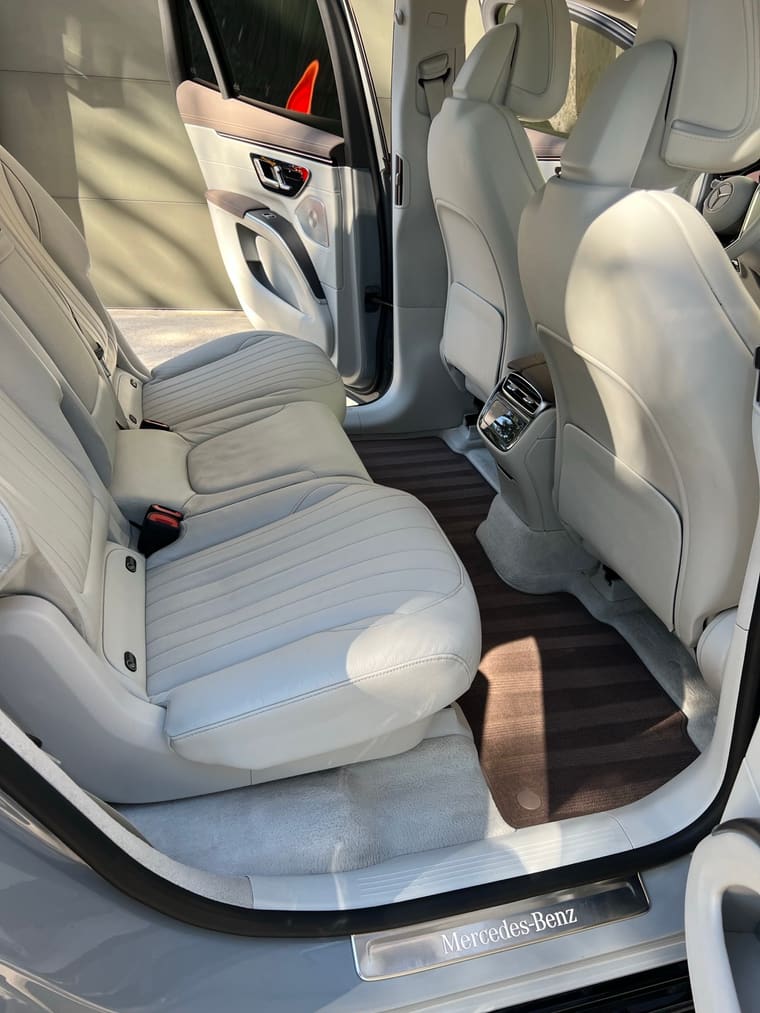 Mercedes EQS 580 — full detail by TRZ Shine & Detail, mobile car detailing in Austin, TX (photo 4 of 6)