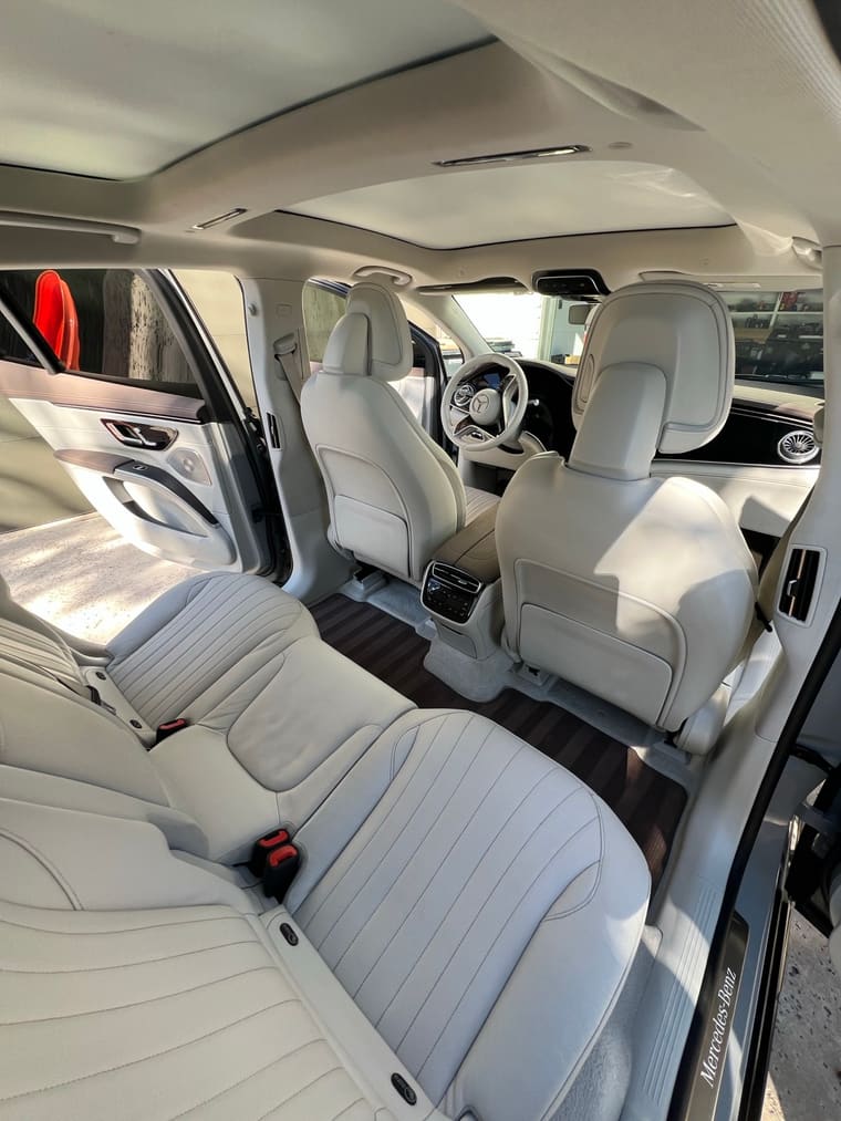 Mercedes EQS 580 — full detail by TRZ Shine & Detail, mobile car detailing in Austin, TX (photo 5 of 6)