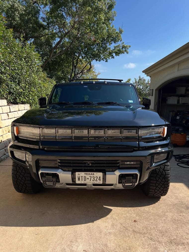 Hummer EV — exterior detail by TRZ Shine & Detail, mobile car detailing in Austin, TX (photo 1 of 5)