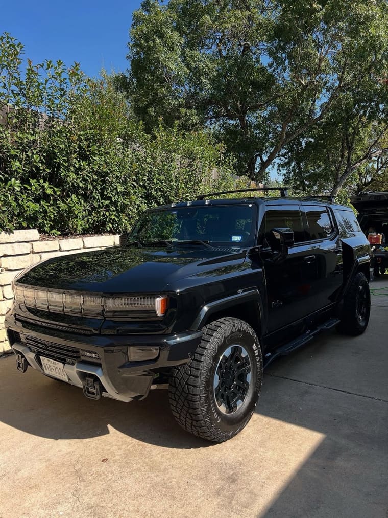 Hummer EV — exterior detail by TRZ Shine & Detail, mobile car detailing in Austin, TX (photo 2 of 5)