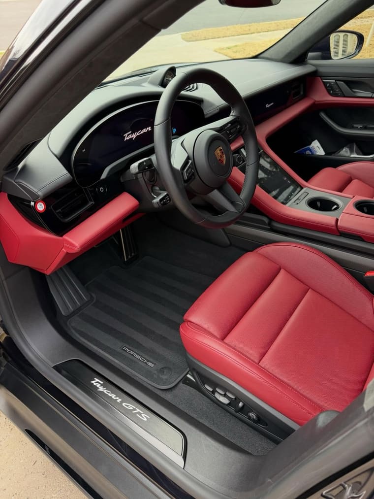 Porsche Taycan GTS — full detail by TRZ Shine & Detail, mobile car detailing in Austin, TX (photo 4 of 7)