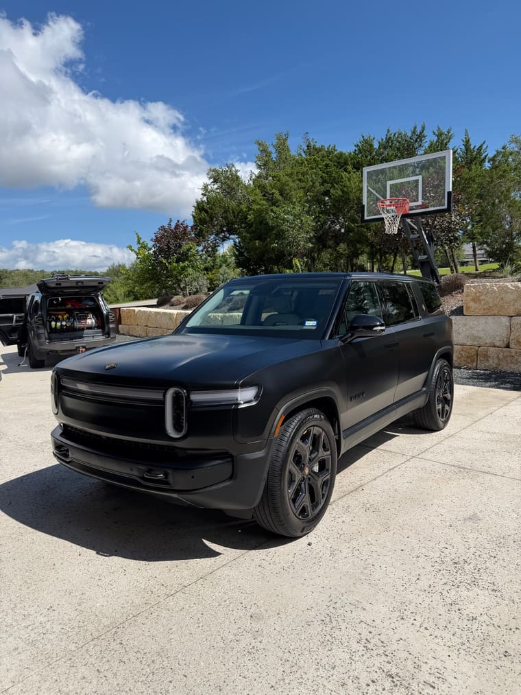 Rivian R1S — full detail by TRZ Shine & Detail, mobile car detailing in Austin, TX (photo 1 of 5)